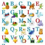 English alphabet na may transkripsyon