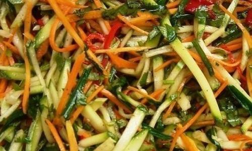 Вкусные маринованные овощи по корейски