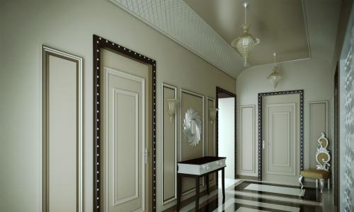 Interior door neoclassic