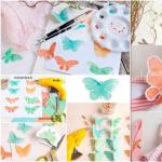 Como fazer borboletas e diagramas de papel