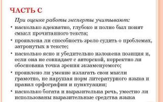 Jedinstveni državni ispit iz ruskog jezika, tipične pogreške, dijelovi s Jedinstvenim državnim ispitom iz ruskog jezika, kršenja pravila, nazivi pogrešaka